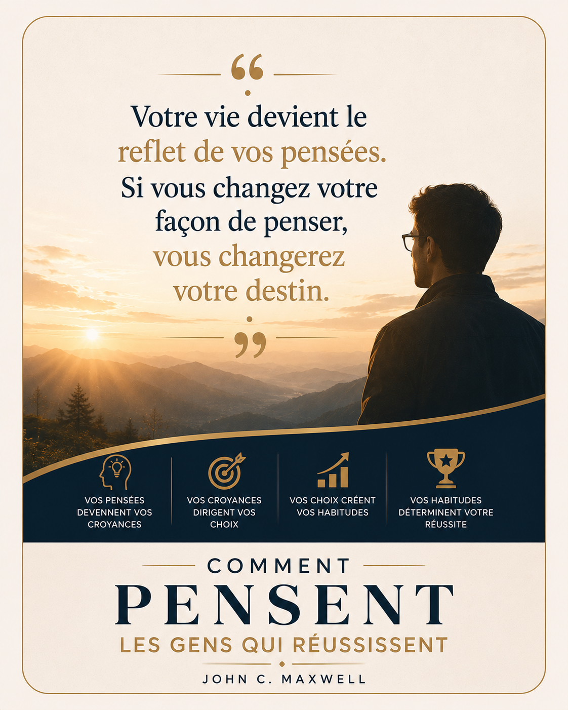 Citation tirée du livre Comment pensent les gens qui réussissent