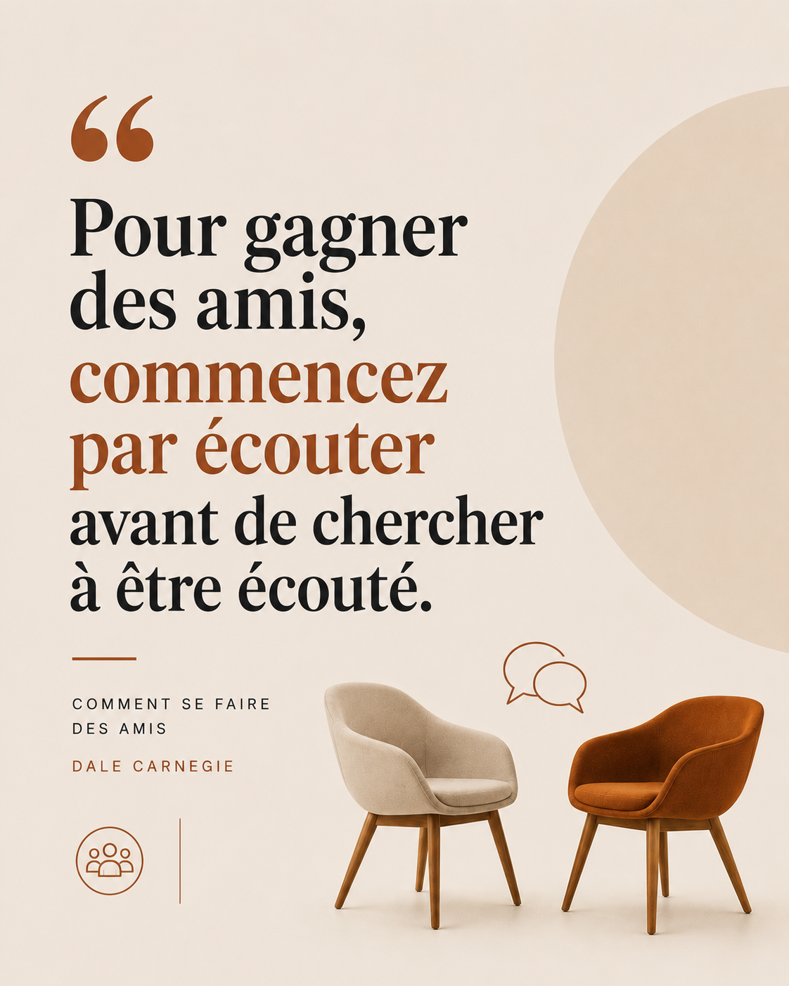 Citation tirée du livre Comment se faire des amis