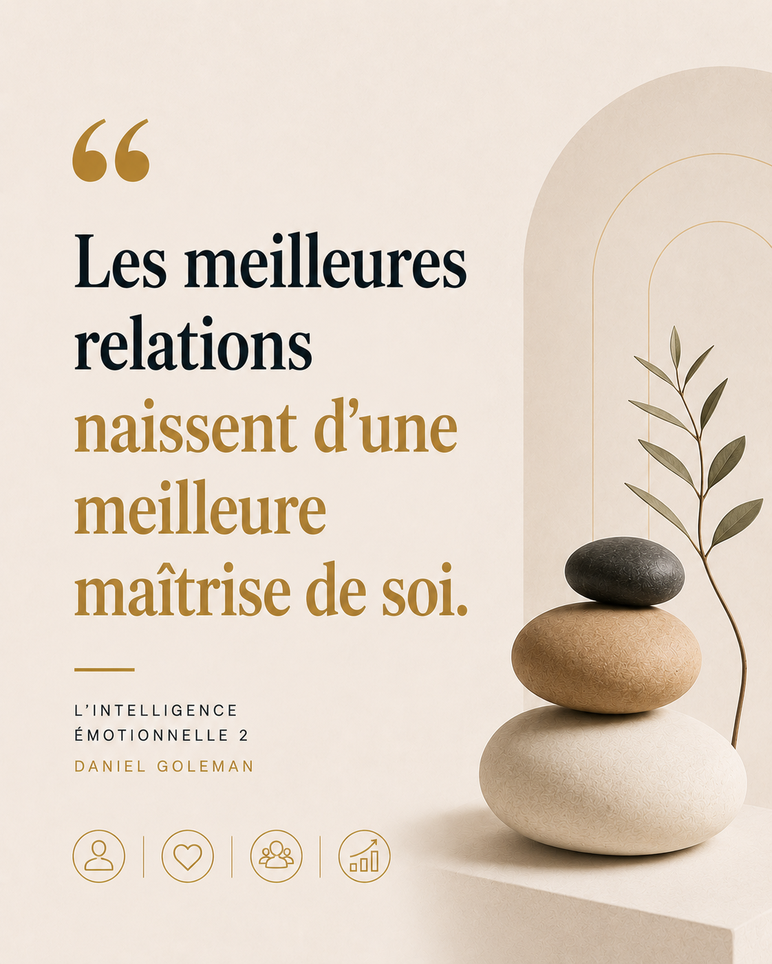 Citation tirée du livre L'intelligence émotionnelle 2