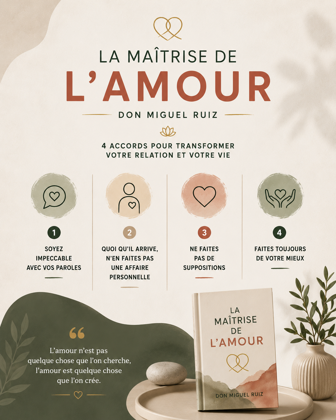 Citation tirée du livre La maitrise de l'amour