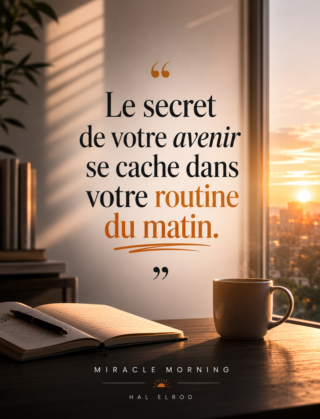 Citation tirée du livre Miracle morning